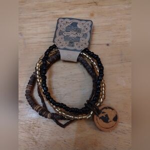 NWT women's multi strand beaded bracelet